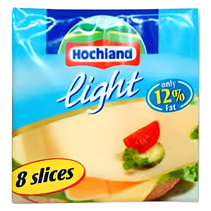 Hochland Cheddar Slices - Light 200g