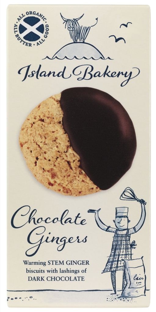 Island Bakery Biscuits - Chocolate Gingers 133g