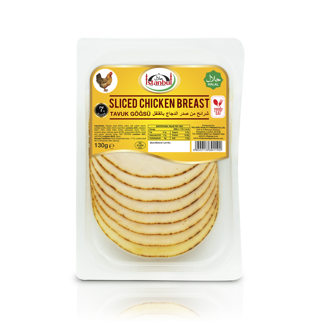 Istanbul Halal Sliced Meat - Chicken Breast 130g