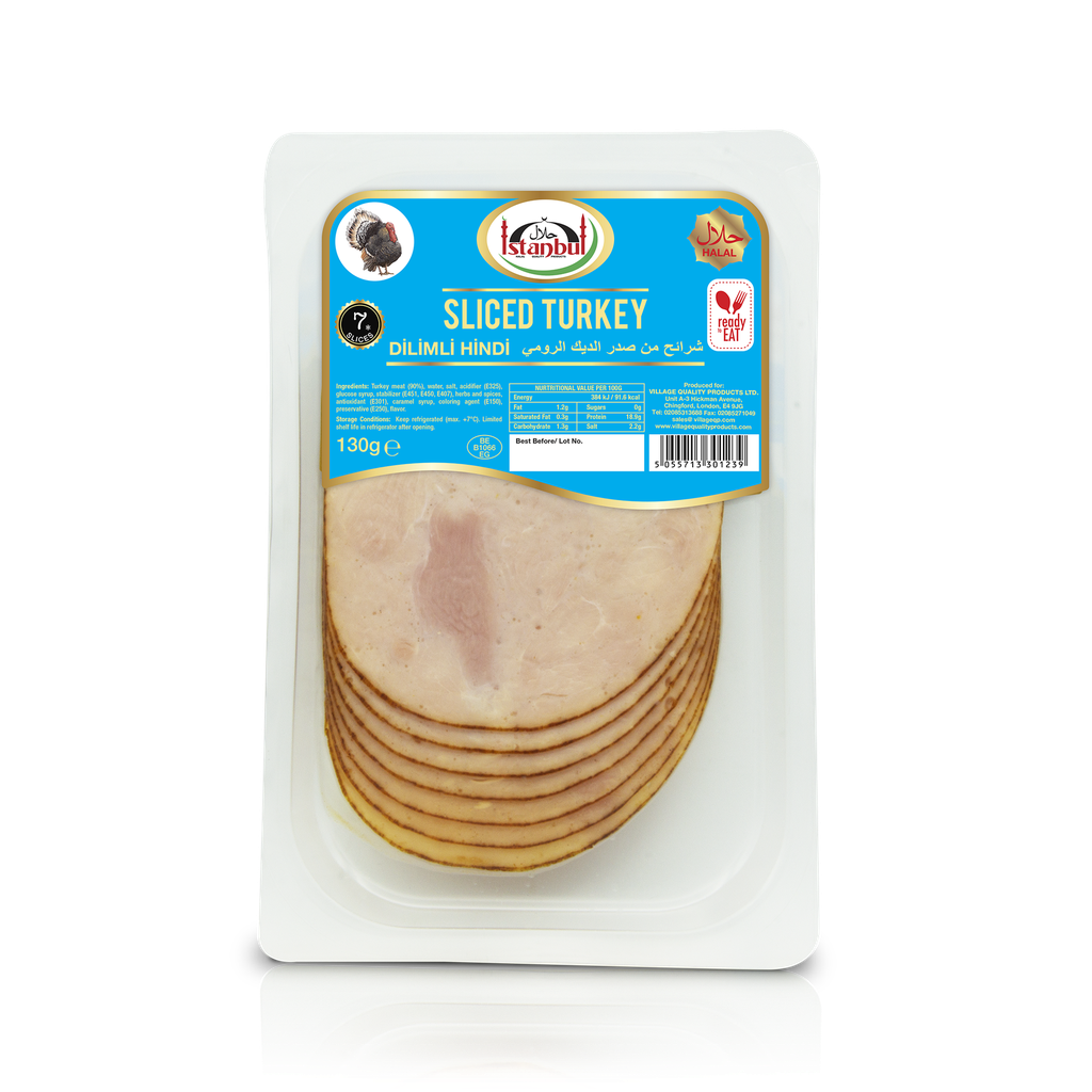 Istanbul Halal Sliced Meat - Turkey Breast 130g