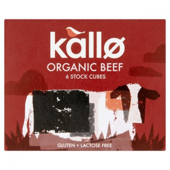 Kallo Organic Stock Cubes - Beef X 15 X 66g