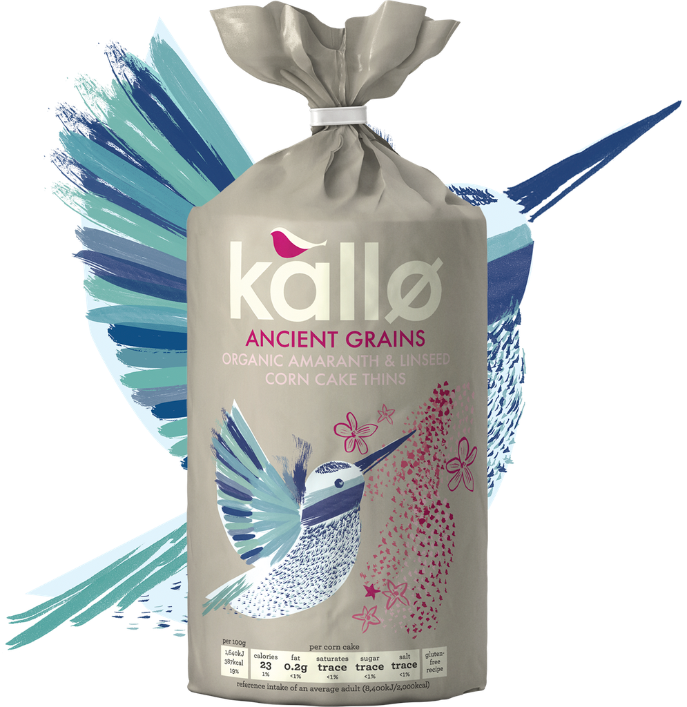 Kallo Rice Cakes - Ancient Grain Corn X 12 X 150g