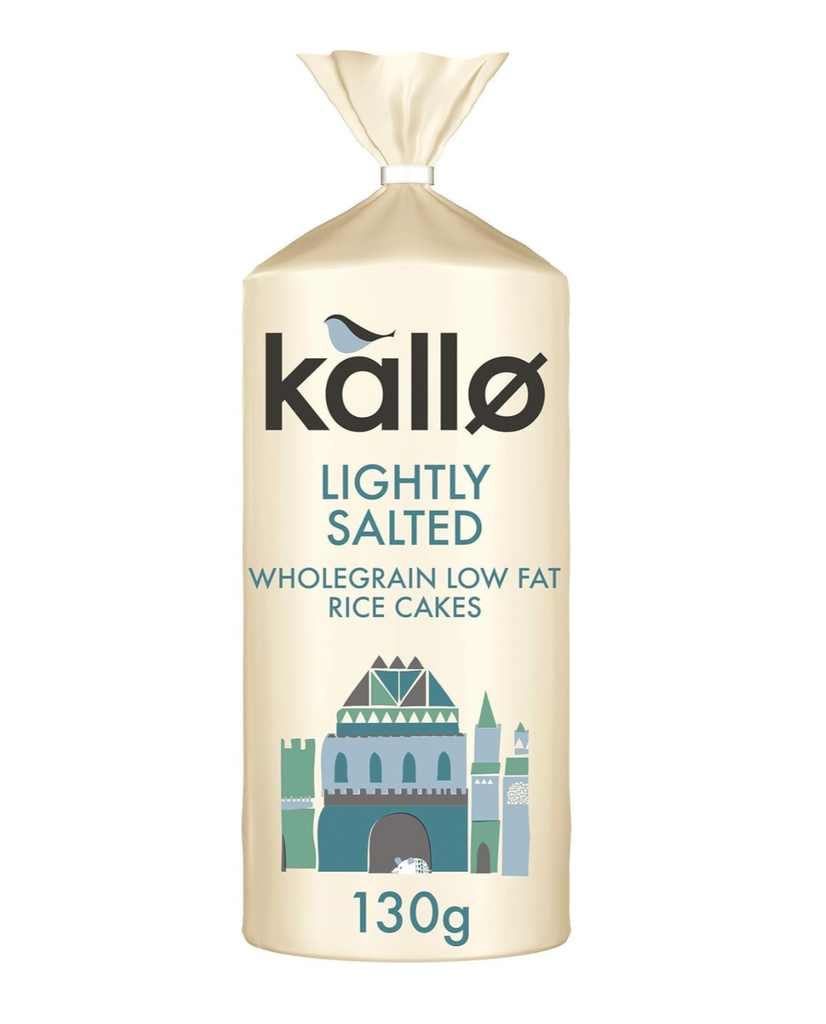 Kallo Rice Cakes - Low Fat X 6 X 130g