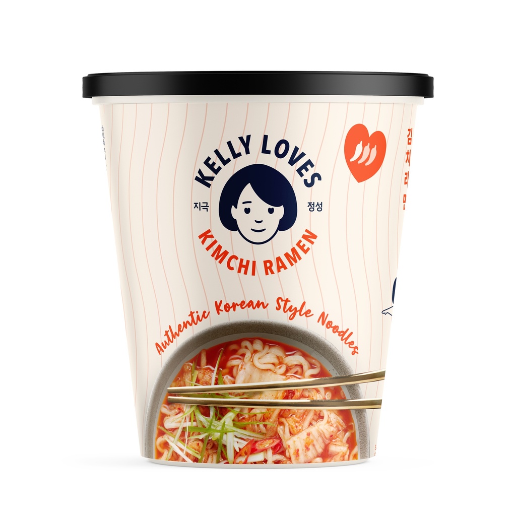 Kelly Loves Instant Noodles - Kimchi Ramen X 12 X 188g