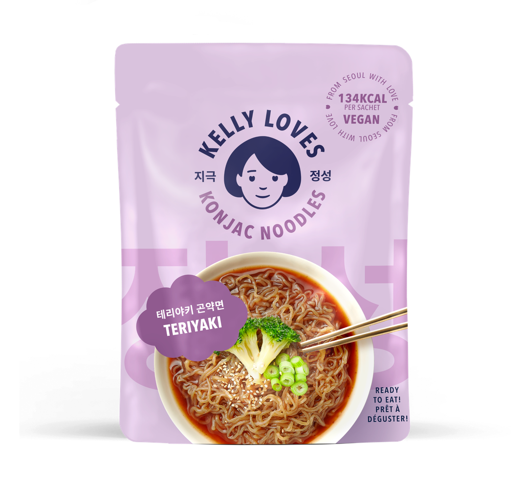 Kelly Loves Ready to Eat Noodles - Konjac Teriyaki X 8 X 225g