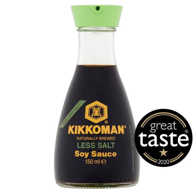 Kikkoman Japanese Sauces - Less Salt Soy Sauce X 6 X 150ml