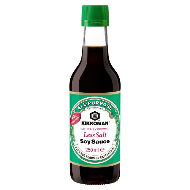 Kikkoman Japanese Sauces - Less Salt Soy Sauce X 6 X 250ml