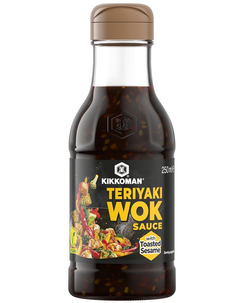 Kikkoman Japanese Sauces - Teriyaki Sauce Toasted Sesame X 6 X 250ml