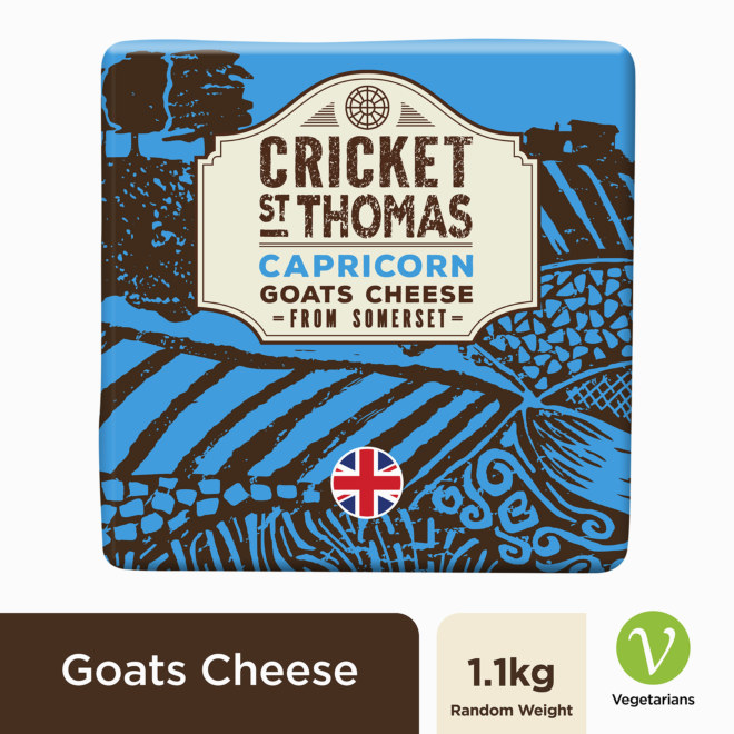 [PRE-ORDER] Lactalis Food Service Products - Cricket St Thomas Somerset Goats X 1 X 1.1 KG