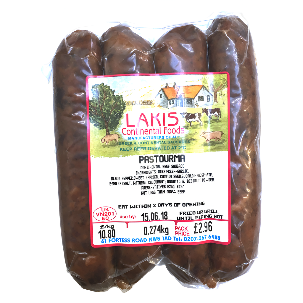 Lakis Continental Meats £/KG - Pastourma
