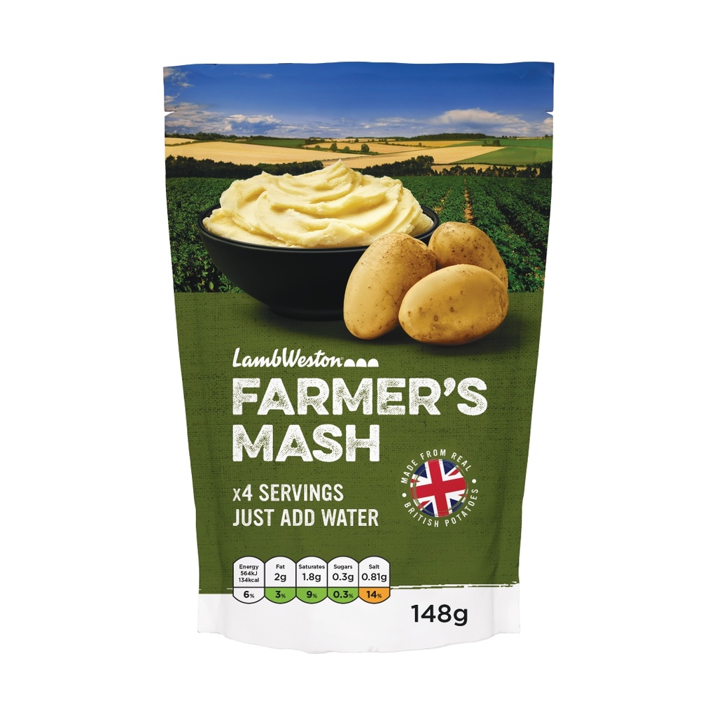 Lamb Weston Farmers Mash - Mashed Potato X 8 X 148g
