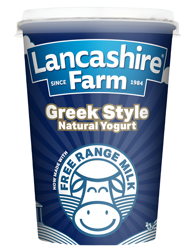 Lancashire Farm Natural Yoghurt - SMALL Greek Style 10% Fat 450g