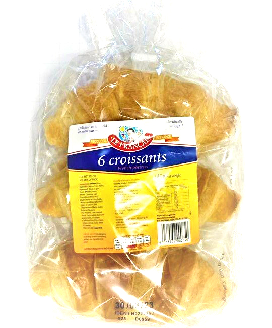Le Francais Croissants - 6 Croissants 240g
