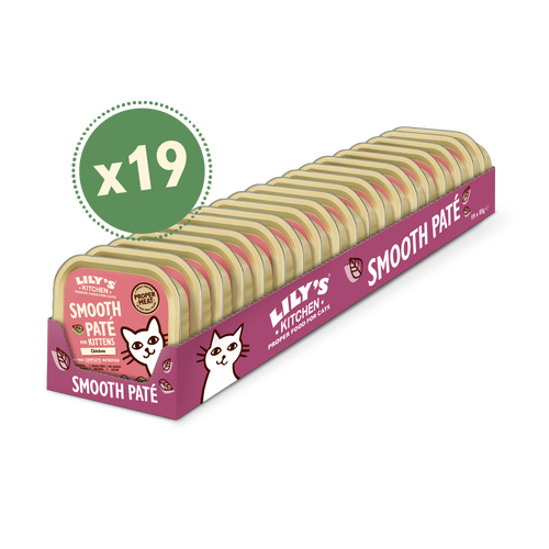 [25% OFF] Lilys Kitchen Pet Food - KITTEN Chicken Pate CCK06 X 19 X 85g