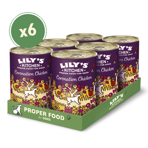 Lilys Kitchen Pet Food - DOG Coronation Chicken Tin DCO14 X 6 X 400g