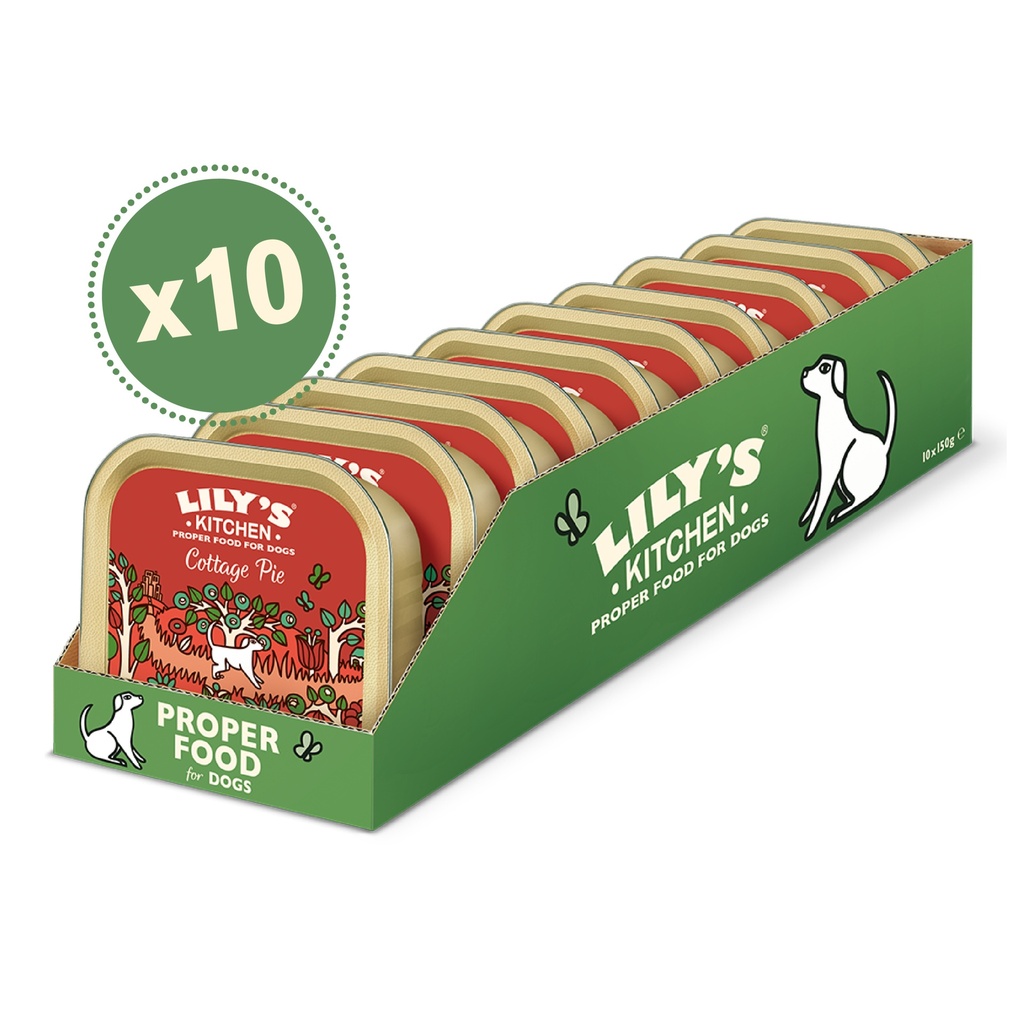 Lilys Kitchen Pet Food - DOG Cottage Pie DCP17 X 10 X 150g