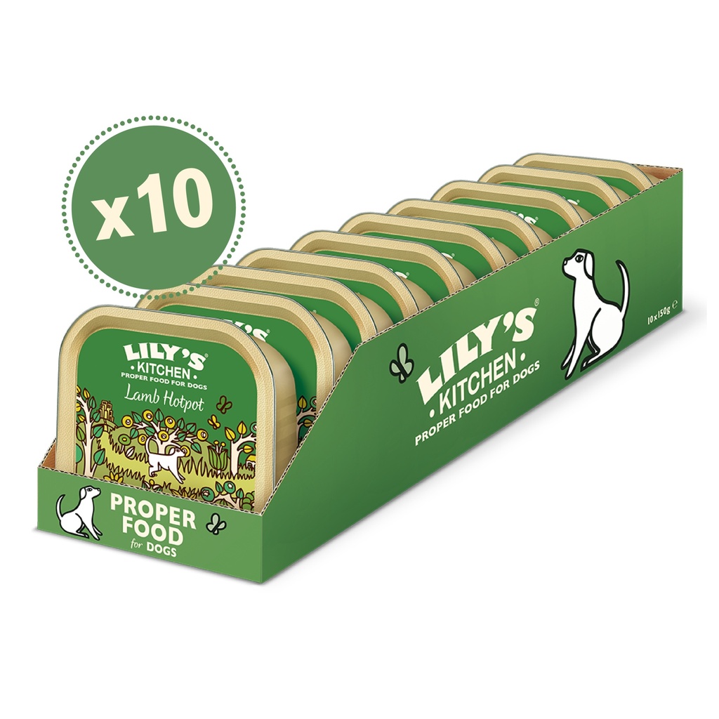 Lilys Kitchen Pet Food - DOG Lamb Hotpot DLHP17 X 10 X 150g