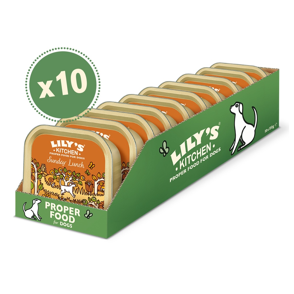 Lilys Kitchen Pet Food - DOG Sunday Lunch DSL17 X 10 X 150g
