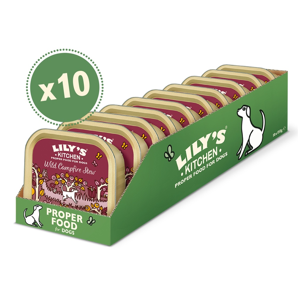 Lilys Kitchen Pet Food - DOG Wild Stew DWCS17 X 10 X 150g