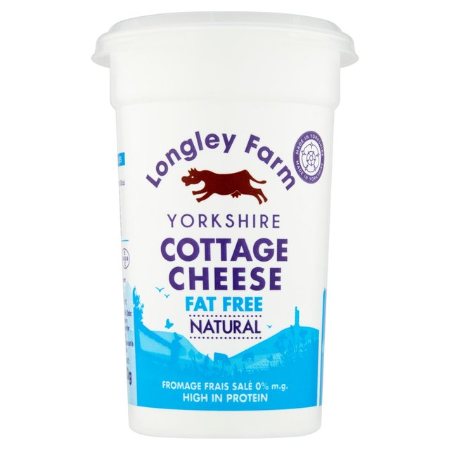 Longley Farm Creams - Fat Free Cottage Cheese 250g
