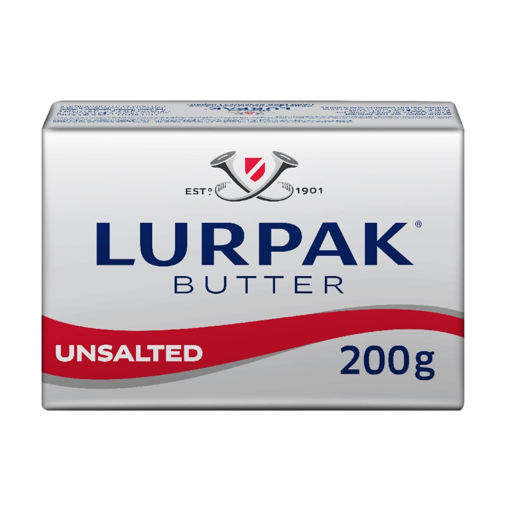 Lurpak Butter - BLOCK Unsalted 200g