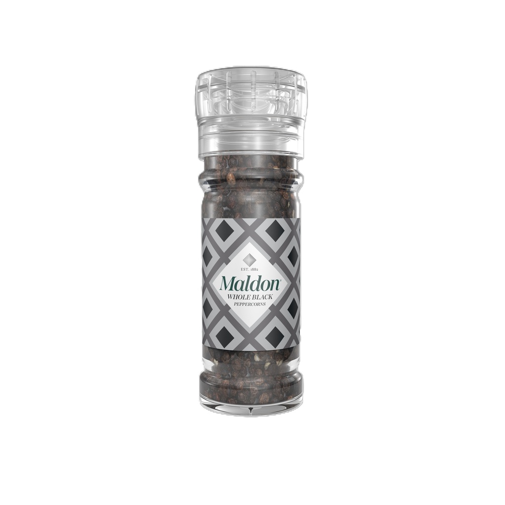 Maldon Sea Salt - PEPPER Perfectly Crushed Mill X 6 X 50g
