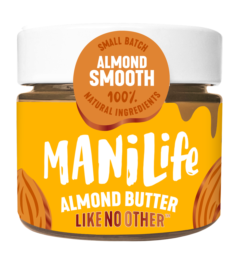Manilife Almond Butter - Smooth X 8 X 160g