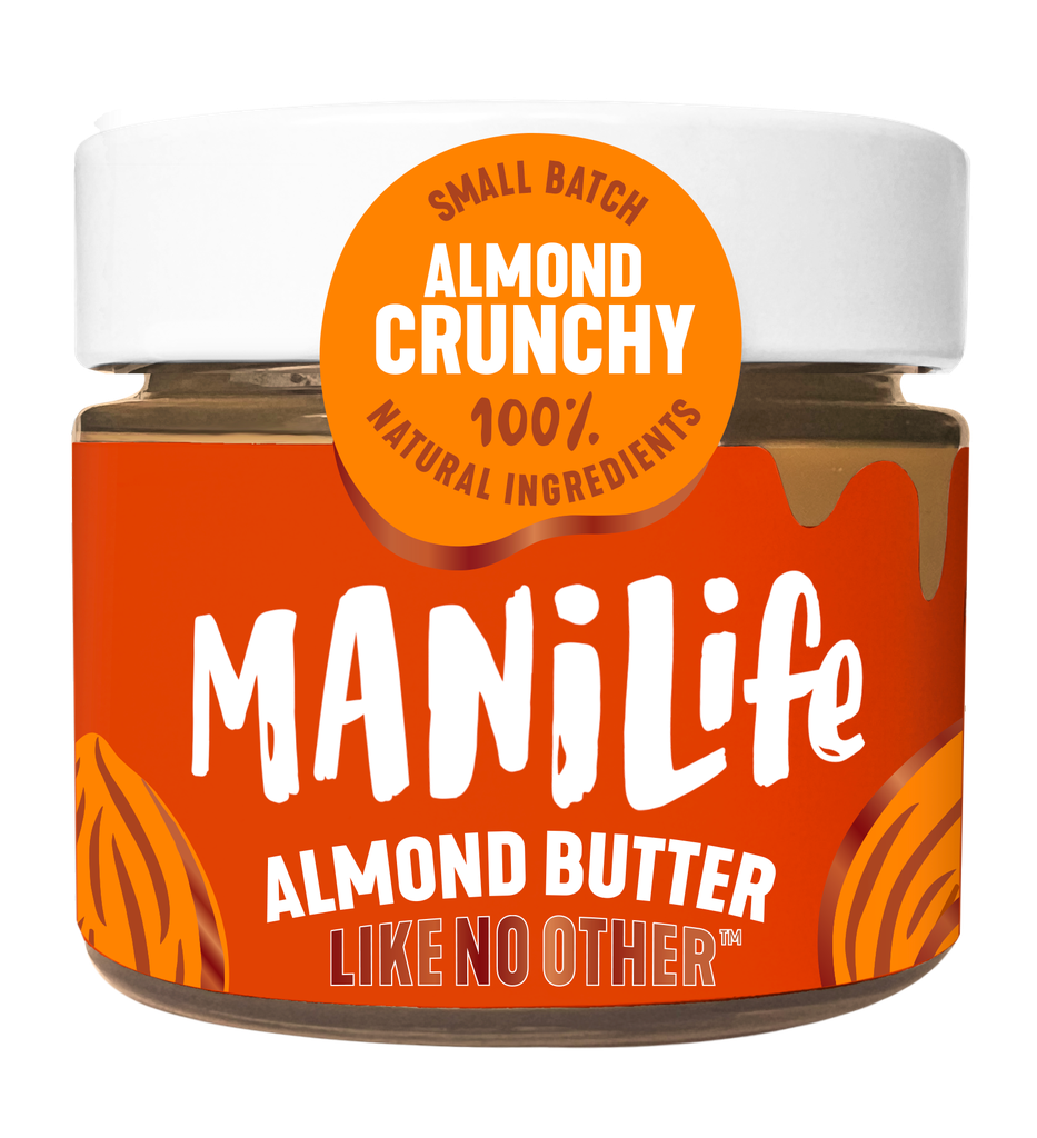 Manilife Almond Butter - Crunchy X 8 X 160g