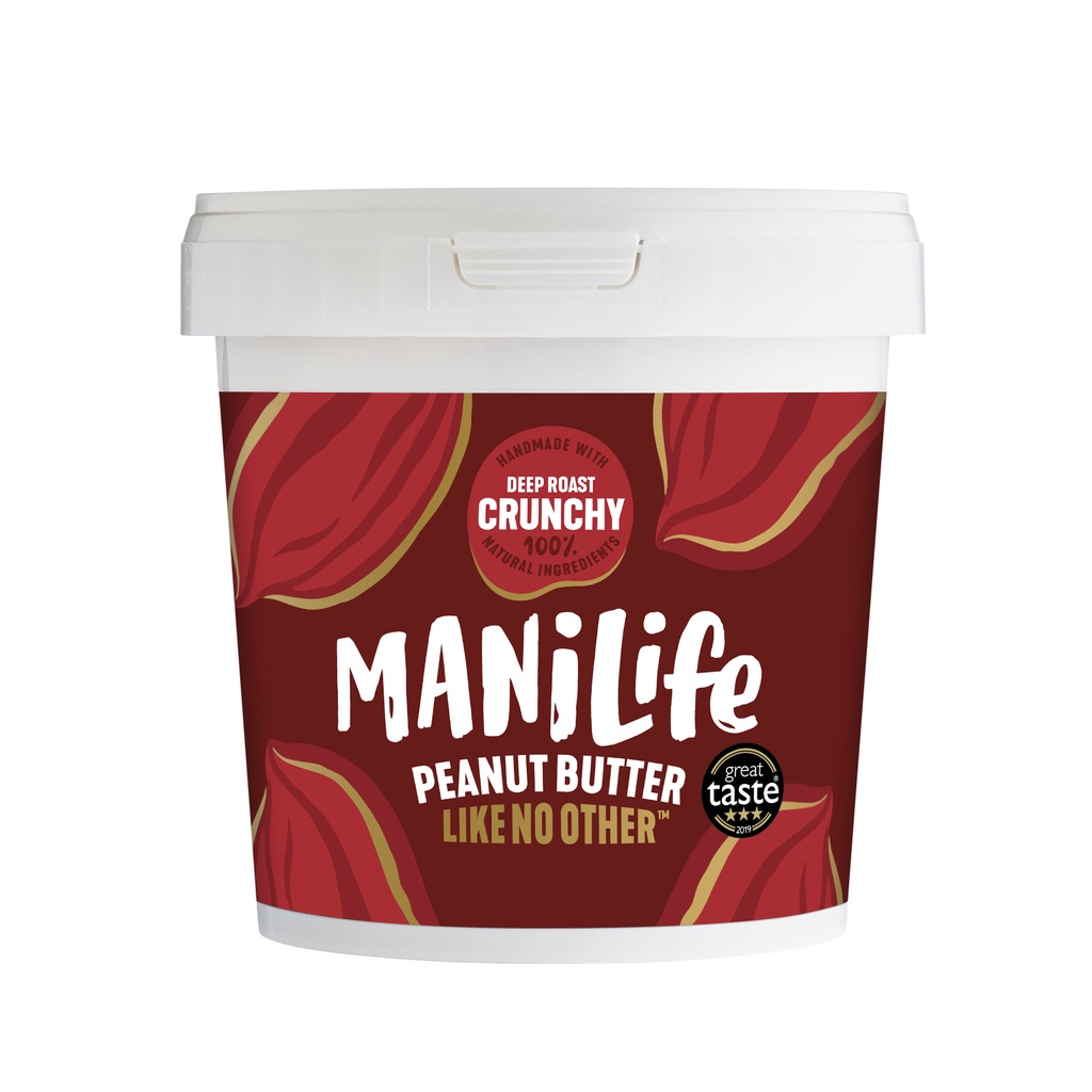 Manilife Peanut Butter - LARGE Deep Roast Crunchy X 6 X 900g