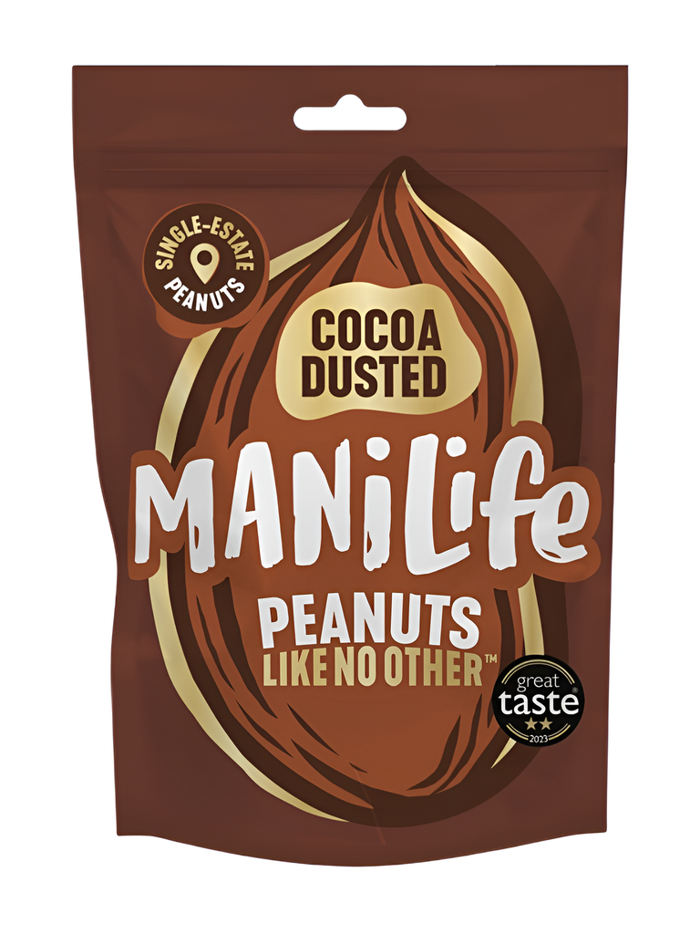Manilife Peanuts- Cocoa Dusted X 8 X 75g