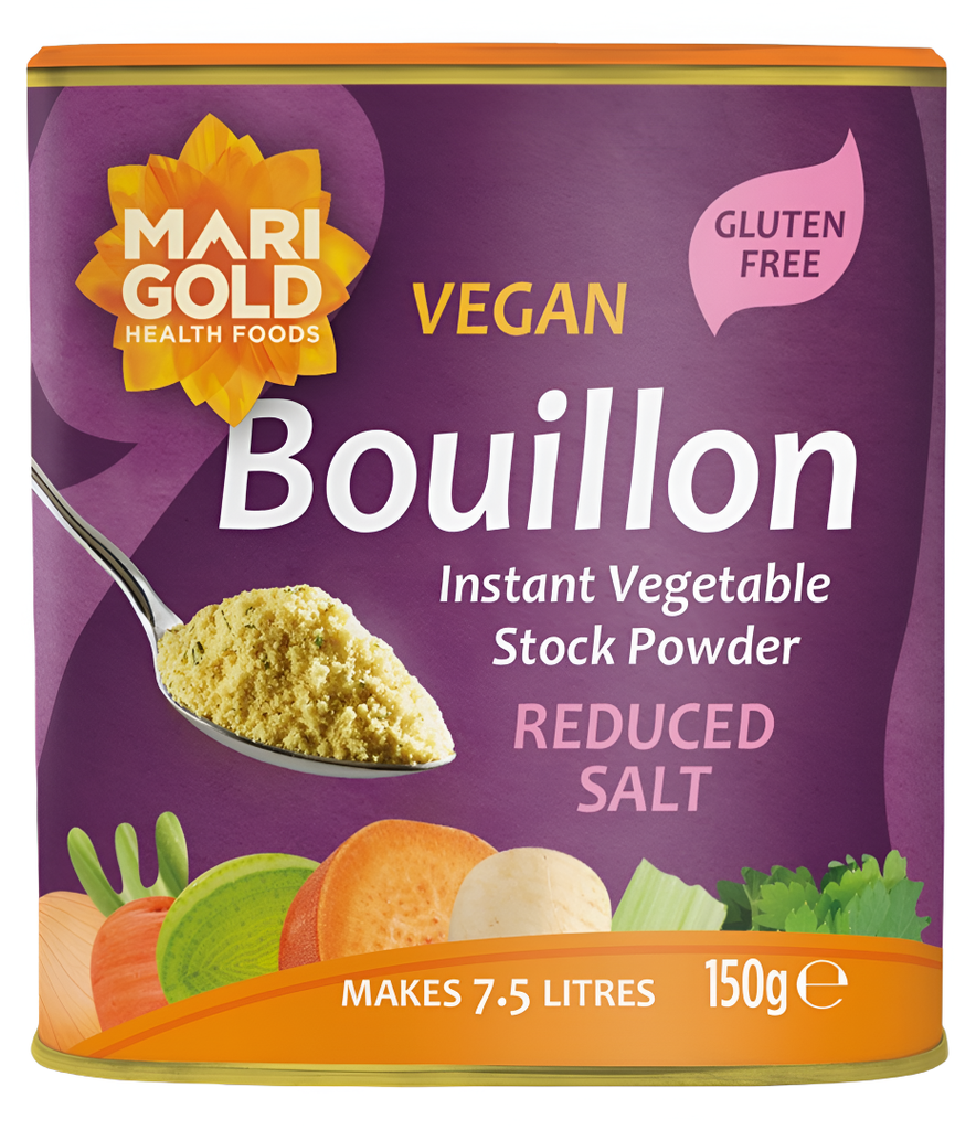 Marigold Bouillon Powder - Less Salt X 6 X 150g