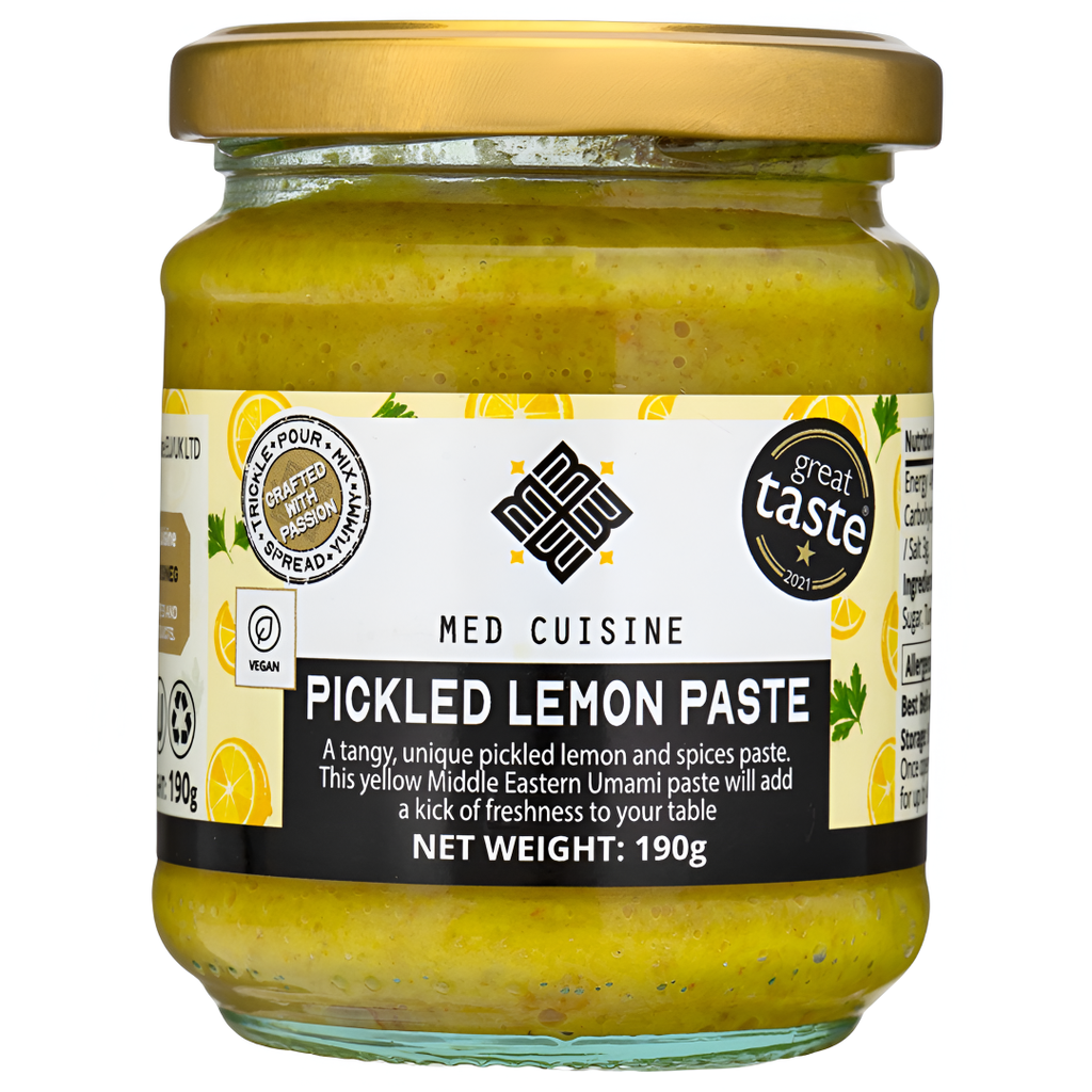 [15% OFF] Med Cuisine Vegan Sauces and Pastes - Pickled Lemon X 12 X 190g