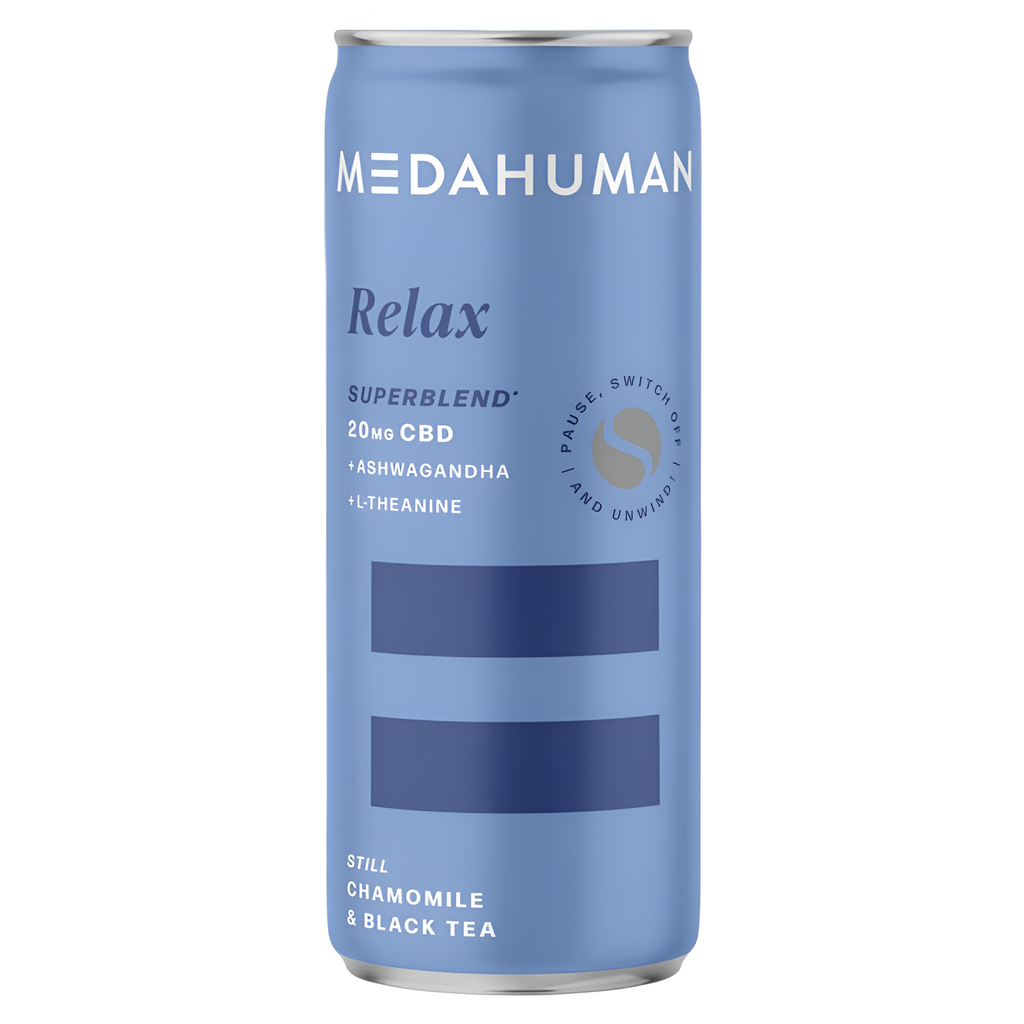 Medahuman Superblends CBD Drinks - Relax 20mg X 12 X 250ml