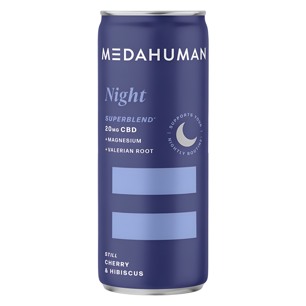 Medahuman Superblends CBD Drinks - Night 20mg X 12 X 250ml