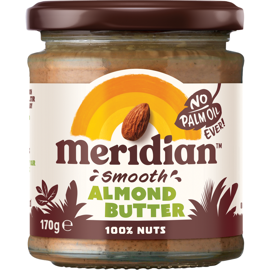 Meridian Almond Butter - SMALL Smooth 100% X 6 X 170g