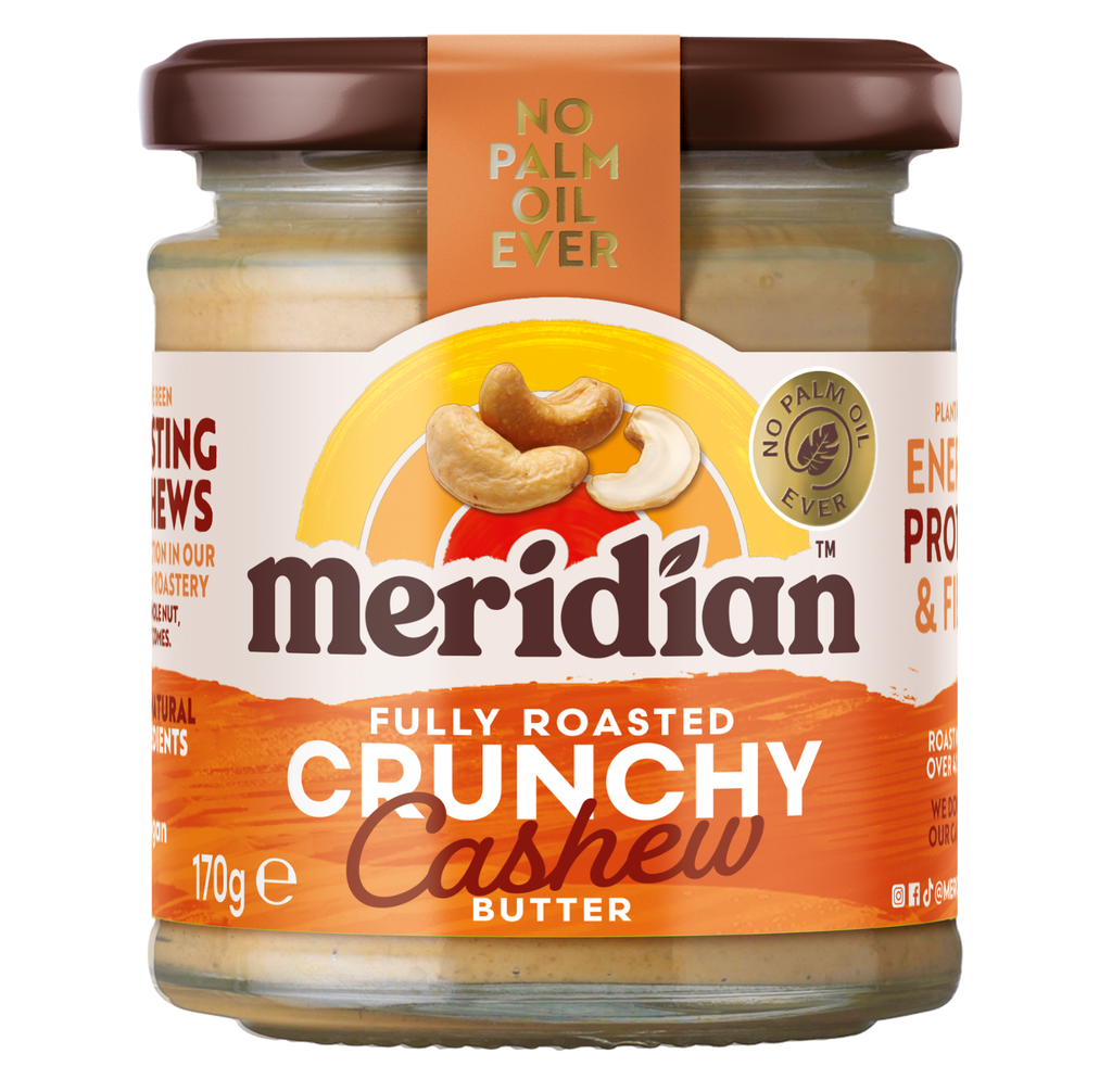 Meridian Cashew Butter - SMALL Crunchy 100% X 6 X 170g