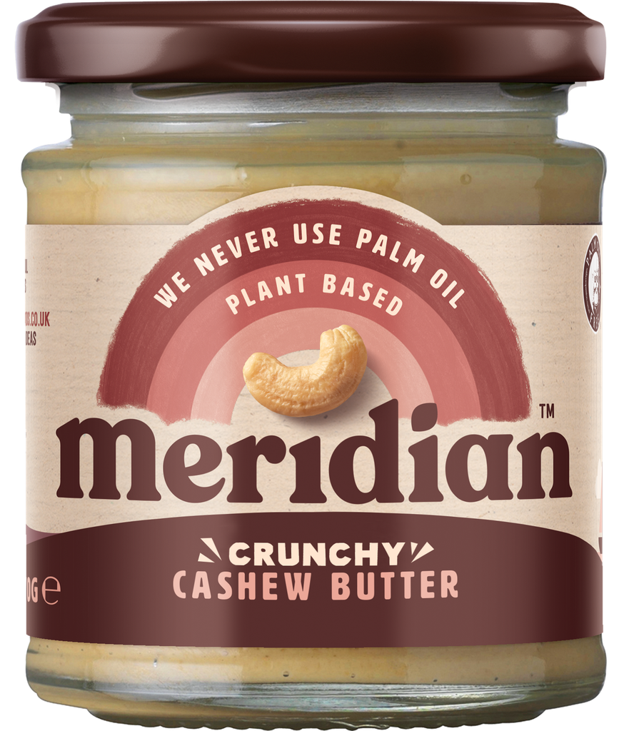 Meridian Cashew Butter - SMALL Crunchy 100% X 6 X 170g