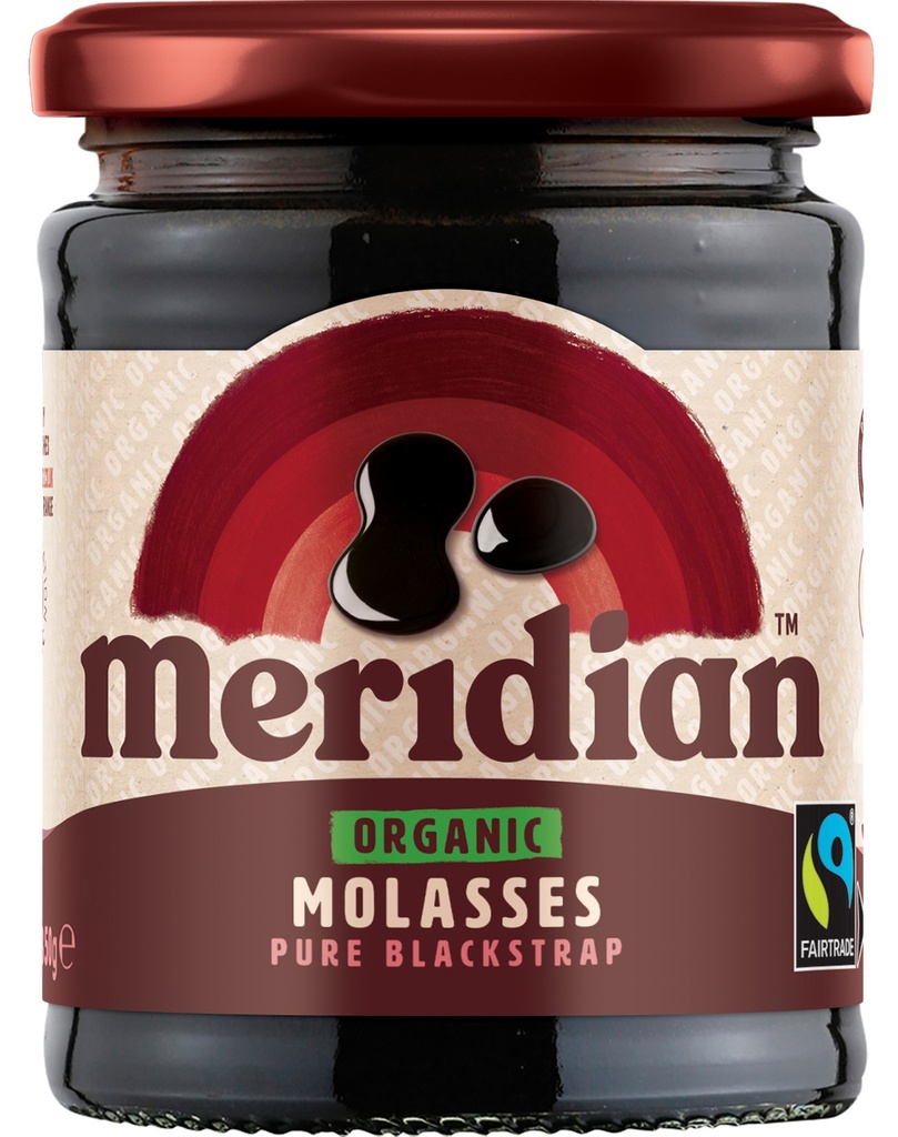Meridian Organic Molasses - SMALL Pure Blackstrap X 6 X 350g