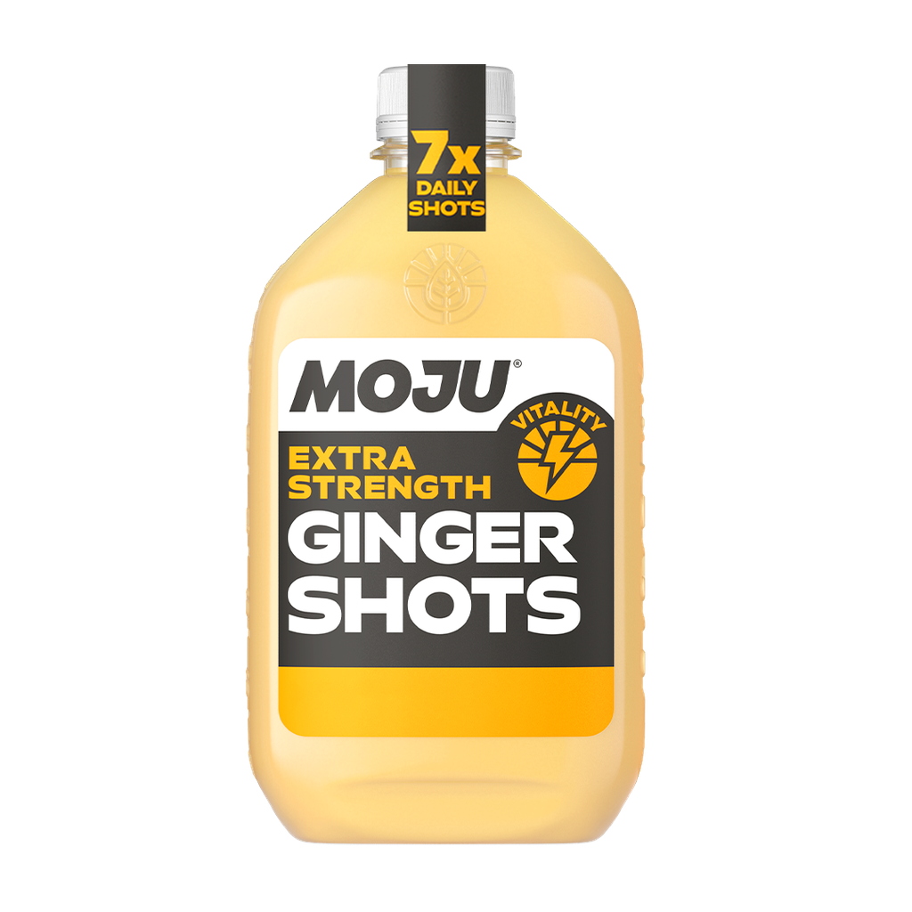MOJU Health Shots - LARGE BOTTLE Ginger Extra StrengthX 8 X 420ml