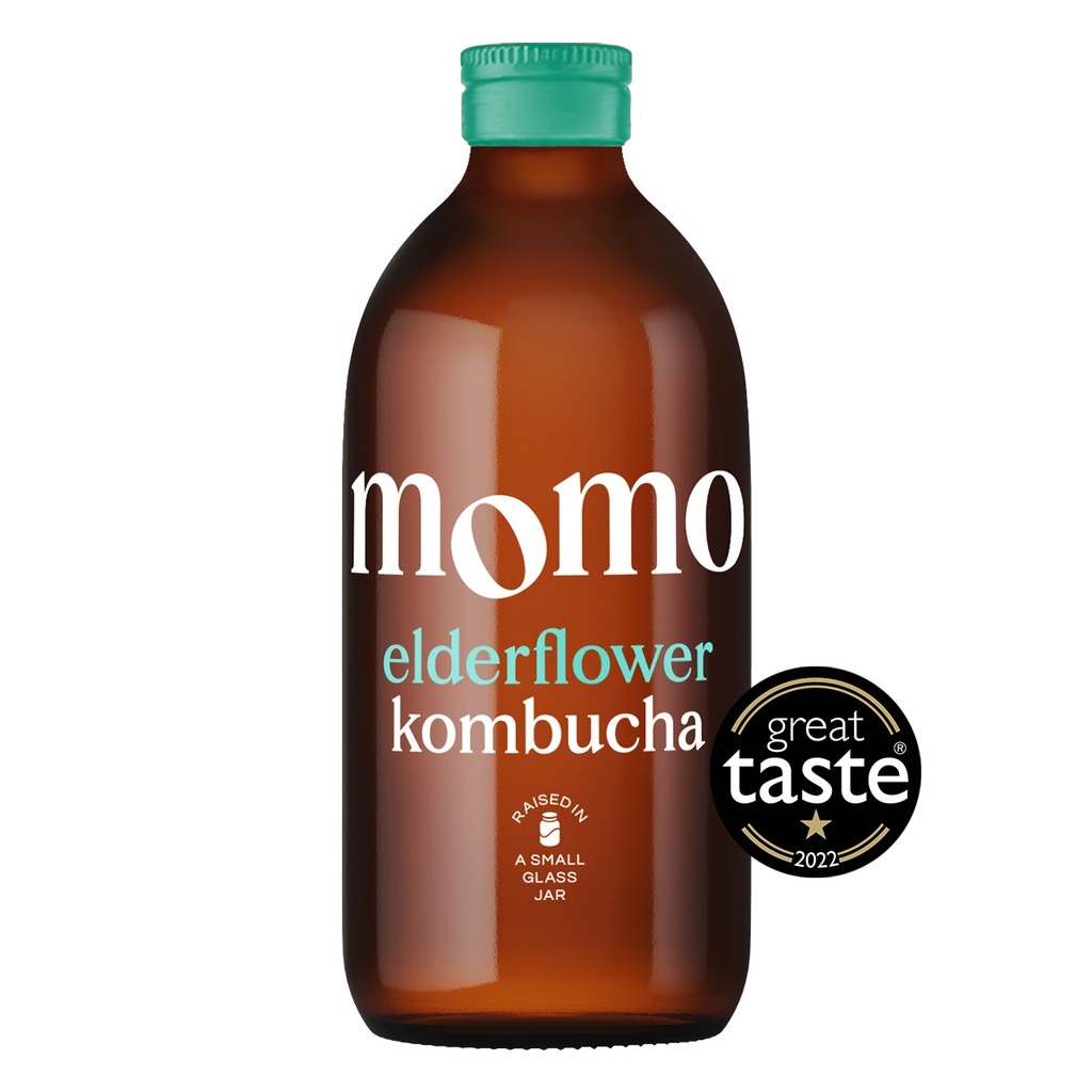 MOMO Organic Kombucha - Elderflower X 12 X 330ml