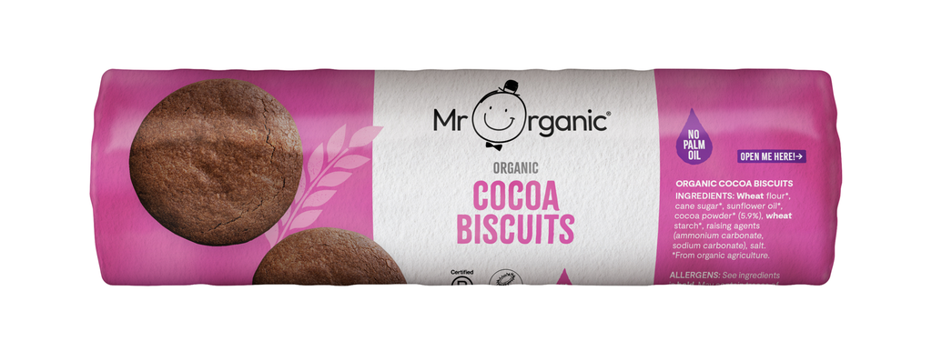 Mr Organic Biscuits - Cocoa 250g