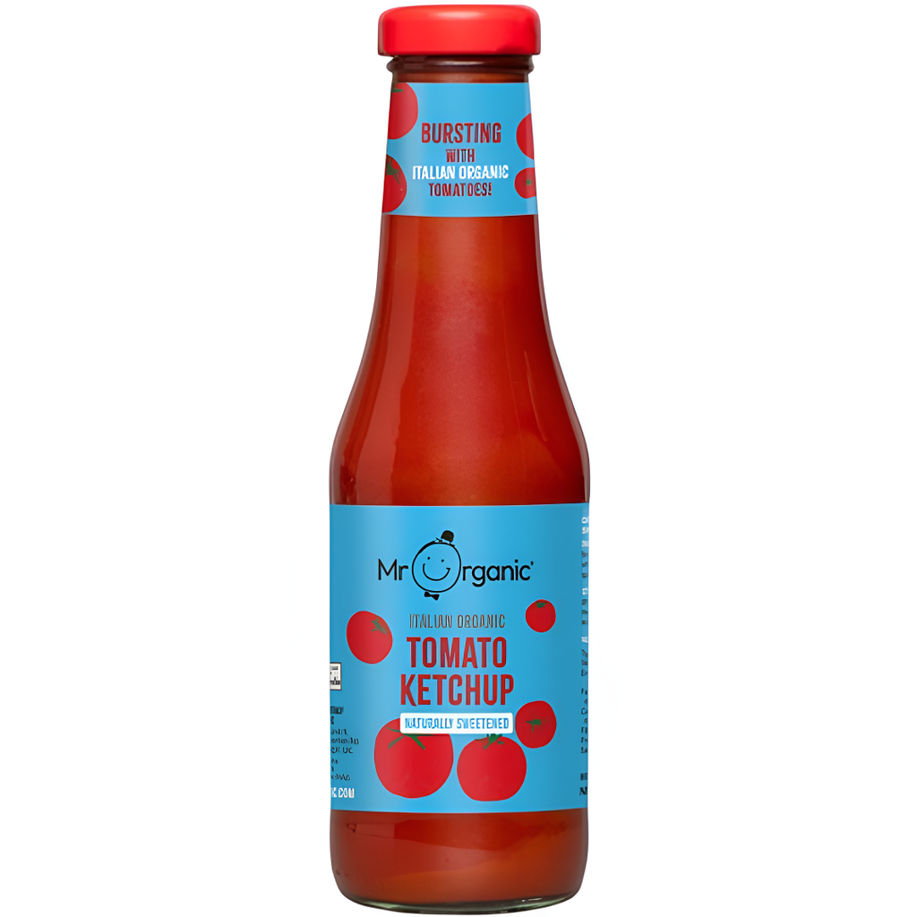 Mr Organic Italian Ketchup - No Added Sugar Naturally Sweetened X 6 X 480g