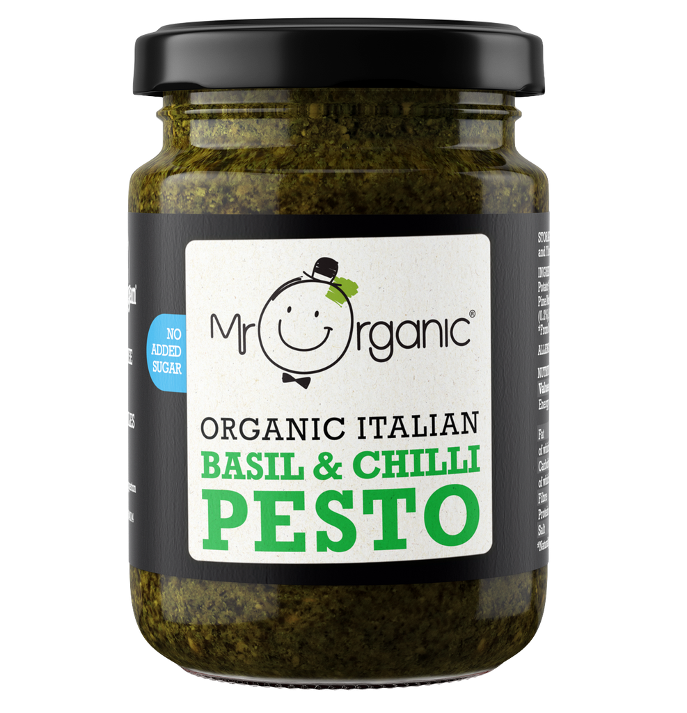 [15% OFF] Mr Organic Pesto - Basil & Chilli X 6 X 190g