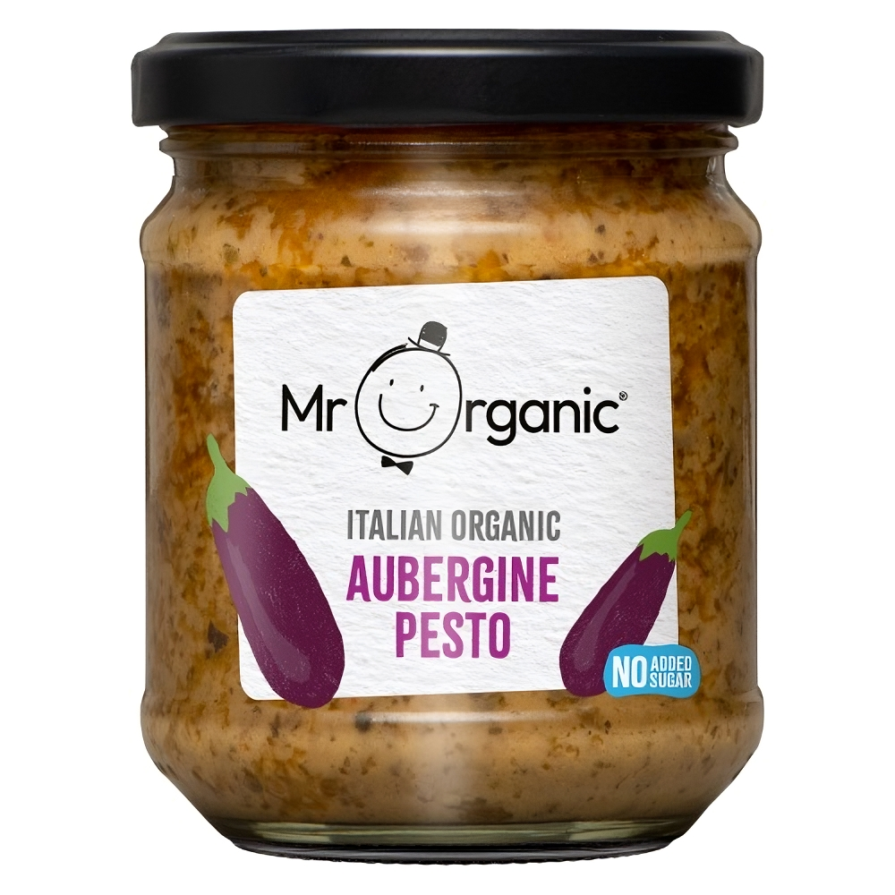 Mr Organic Pesto - Aubergine X 6 X 190g