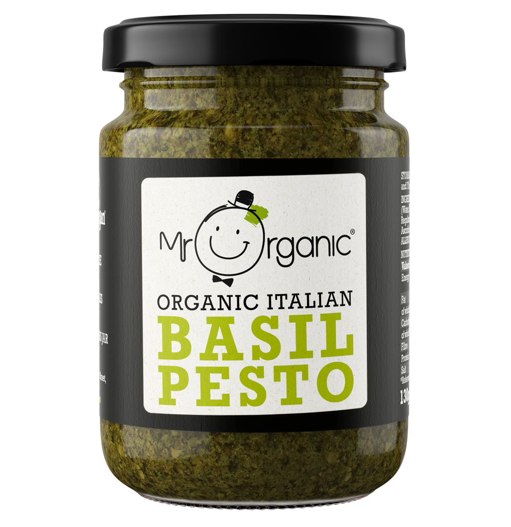Mr Organic Pesto - Green Basil X 6 X 190g