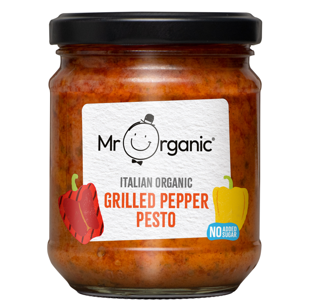 Mr Organic Pesto - Grilled Pepper X 6 X 190g