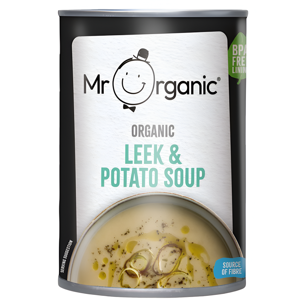 Mr Organic Soup - Leek and Potato X 6 X 400g