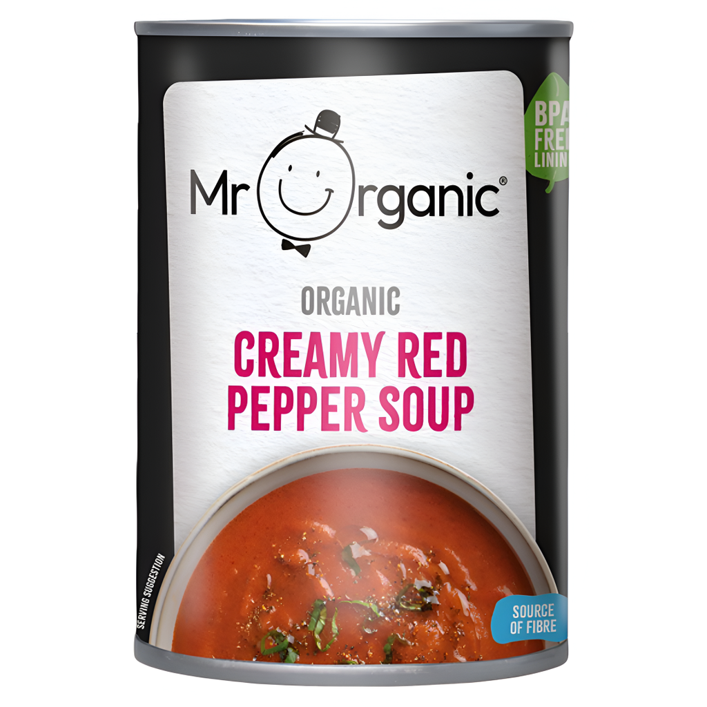 Mr Organic Soup - Creamy Red Pepper X 6 X 400g