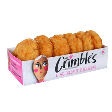 Mrs Crimbles Macaroons - Plain Large 6pc