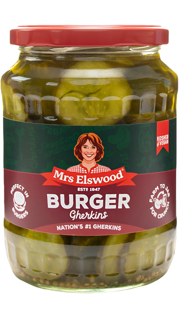 Mrs Elswood Gherkins - Burger X 6 X 670g